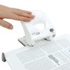 Perforator Rapesco Germ-Savvy Less Effort Eco X5-40ps antibacterieel 2-gaats wit foto