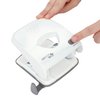 Perforator Rapesco Germ-Savvy Less Effort Eco X5-40ps antibacterieel 2-gaats wit foto