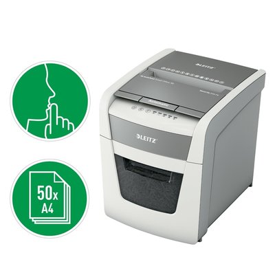 Destructeur Leitz IQ Auto+ Small Office 50X P4 particules 4x28mm