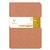 Schrift Clairefontaine A5 lijn 96 pagina's 90gr bruin seal à 2 stuks