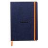 Carnet de notes Rhodia A5 ligné 80 feuilles 90g bleu nuit Photo