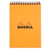Bloc Rhodia A5 ligné 160 pages 80g spirale orange Photo