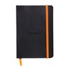 Carnet de notes Rhodia A6 ligné 72 feuilles 90g noir Photo