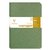 Schrift Clairefontaine A5 lijn 96 pagina's 90gr groen seal à 2 stuks