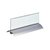 Tafelnaambord Durable Presenter De Luxe 61x210mm 2 stuks