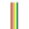 Kaarsjes Haza long bright 15cm 16 stuks assorti foto