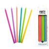 Kaarsjes Haza long bright 15cm 16 stuks assorti foto
