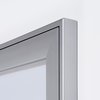 Vitrine d'affichage Quantore Luxe 6x A4 argent Photo