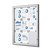Vitrine d'affichage Quantore Luxe 9x A4 argent