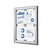 Vitrine d'affichage Quantore Luxe 4x A4 argent