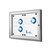 Vitrinebord Quantore luxe 2x A4 zilver