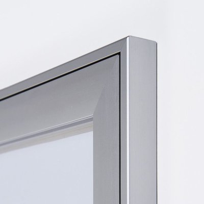 Vitrinebord Quantore luxe 2x A4 zilver