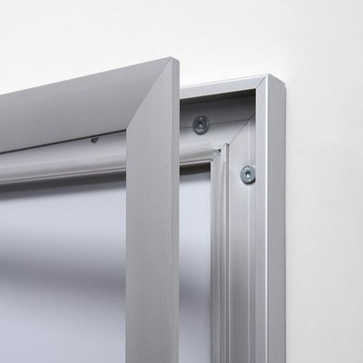 Vitrinebord Quantore luxe 2x A4 zilver