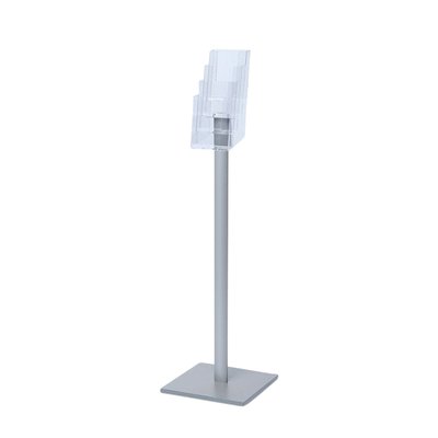 Brochurehouder Quantore met standaard 4x 110x140x30mm