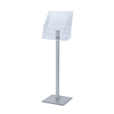 Brochurehouder Quantore standaard 4x A4 liggend