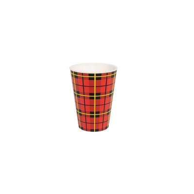 Beker IEZZY 180ml herbruikbaar Scotty 20 stuks rood