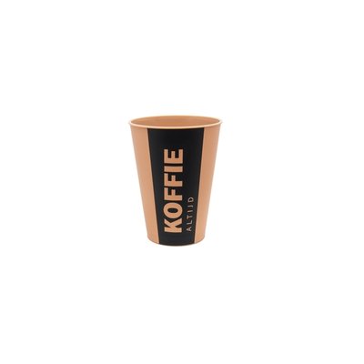 Gobelet IEZZY 180ml réutilisable "Altijd Koffie" brun 20 pièces