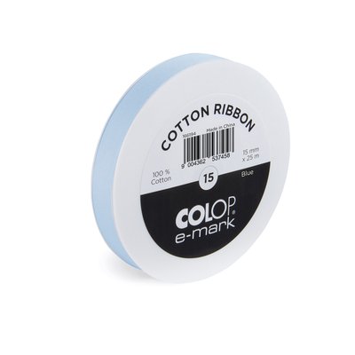Ruban Colop e-Mark 15mmx25m bleu