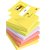 Memoblok 3M Post-it Z-Note R330 76x76mm ass kleur 6 stuks