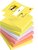 Memoblok 3M Post-it Z-Note R330 76x76mm ass kleur 6 stuks