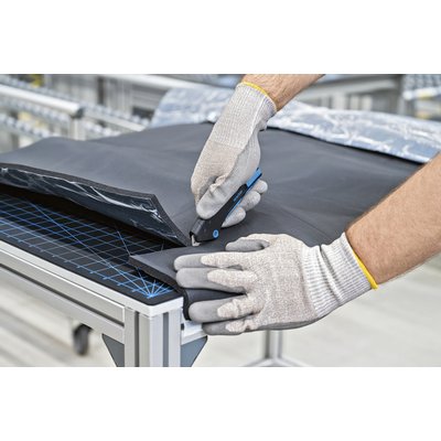 Cutter Martor Secunorm Mizar trapézoïdale 15mm noir