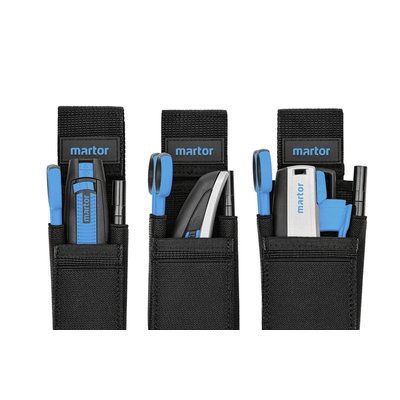 Riemtas Martor met clip L zwart