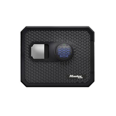 Coffre-fort MasterLock contre feu et eau électronique fermeture combi L noir