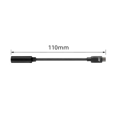 Adapter ACT USB-C naar 3.5mm audio jack 0.1 meter