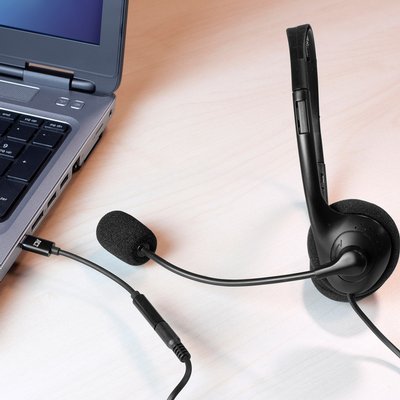 Adapter ACT USB-C naar 3.5mm audio jack 0.1 meter