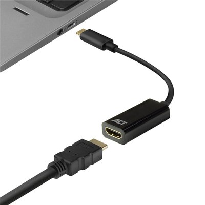 Adapter ACT USB-C naar HDMI 4K 30Hz 0.15 meter