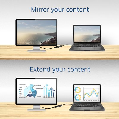 Adapter ACT USB-C naar HDMI 4K 30Hz 0.15 meter