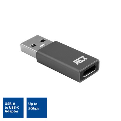 Adaptateur ACT USB-A vers USB-C USB 3.2 Gen.1