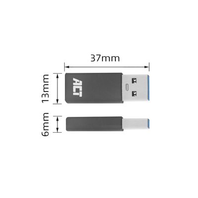 Adaptateur ACT USB-A vers USB-C USB 3.2 Gen.1