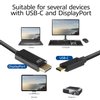 Kabel ACT USB-C naar Displayport 60Hz 2 meter foto