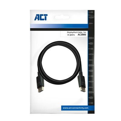 Câble ACT DisplayPort 1m noir