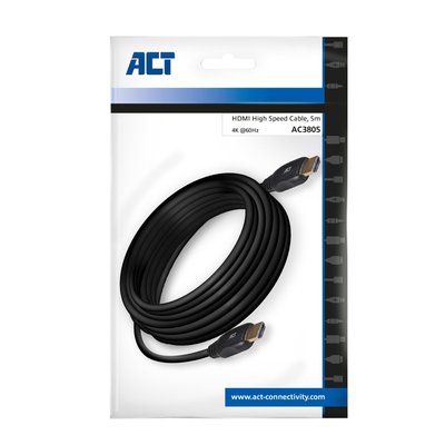 Kabel ACT HDMI High Speed type 1.4 5 meter