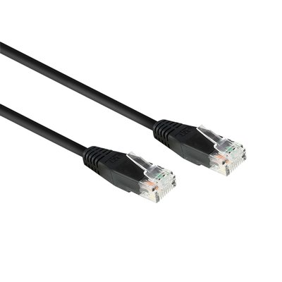 Kabel ACT CAT6 Network koper 0.9 meter zwart