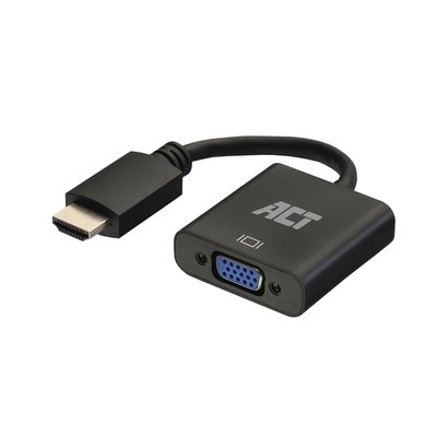 Adapter ACT HDMI naar VGA met audio 0.15 meter