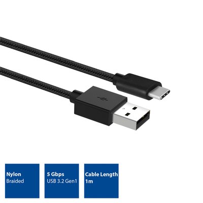 Câble ACT USB-C Chargement/Donnée USB 3.2 vers USB-C 1m