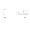 Câble ACT USB-C Chargement/Donnée USB 3.2 vers USB-C 1m Photo