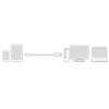 Kabel ACT USB 2.0 naar MicroB laad -en data 1 meter foto
