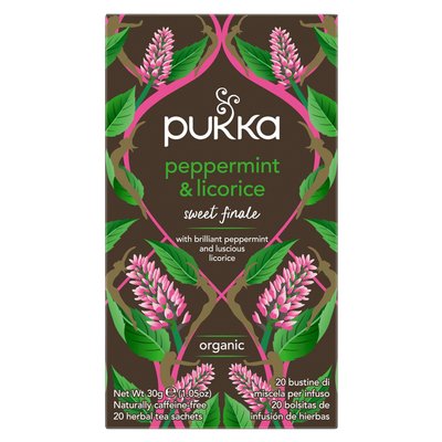 Thé Pukka Peppermint & Licorice 20 sachets