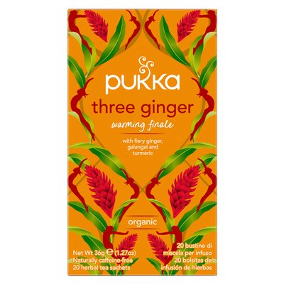 Thee Pukka ginger 20 zakjes