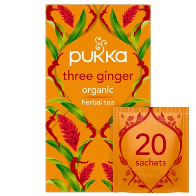 Thee Pukka ginger 20 zakjes