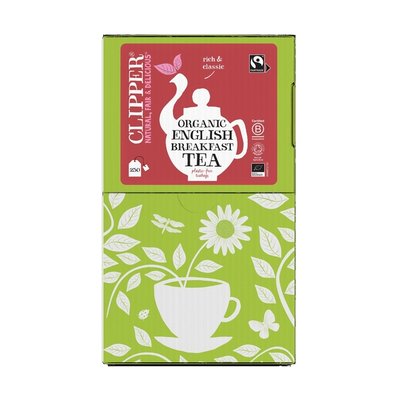 Thee Clipper English breakfast bio 250 zakjes