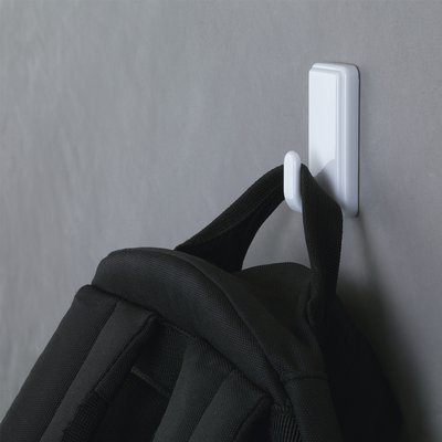 Haken tesa Powerstrips® LARGE Classic zelfklevend verwijderbaar wit 2 stuks