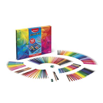 Kit dessin Maped Color'sPeps 150 pièces assorti