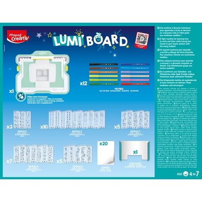 Machine à dessiner lumineuse Maped Creativ Lumi'board
