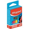 Schoolbordkrijt Maped Color'Peps set á 10 stuks assorti foto
