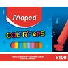 Craie tableau noir Maped Color'Peps boîte 100 pièces assorti Photo